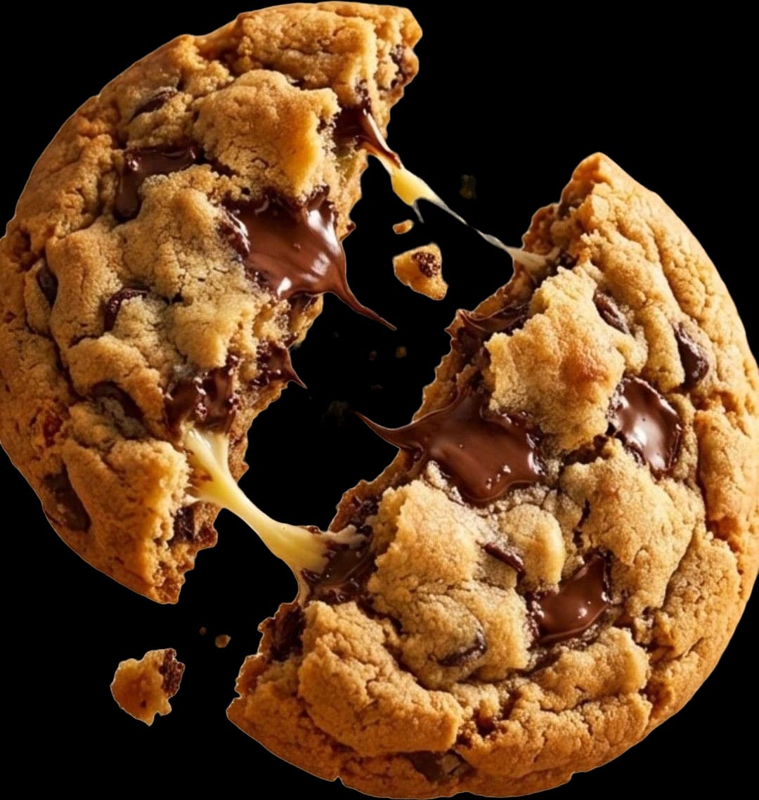 Chocolate-chip cookies with melty chocolate chunks